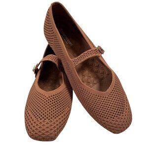 Comfort & Soft 10.5 Square Toe Ballet Flat Flexible Mary Jane School Office